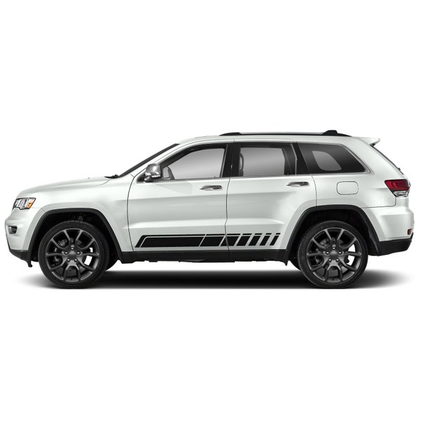 Side Stripes Decal Sticker Compatible with Jeep Grand Cherokee Hemi 2011 - 2021 WK2 SUV WK