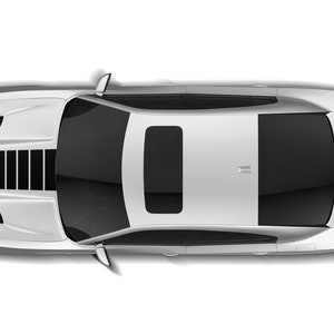 Hood Sport Stripes Aufkleber Grafikdesigns kompatibel mit Dodge Charge 2019