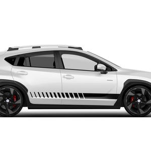 Zijdeur Sportlijn Streep Graphics Stickers Stickers Vinyl compatibel met Subaru Crosstrek 2018 - heden