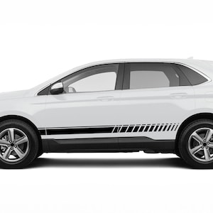 Sport Stripes Decal Sticker Graphic Design Compatible with Ford Edge 2015 - Present  CD4