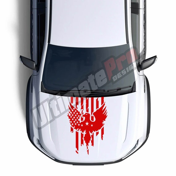 Hood Sticker Sport Decal Vinyl Compatible With Ford Ranger Crew Cap 2019  2023 Fender Decal Vinyl 4x4 2015 Present off Road Scoop Front 