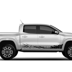 2 adesivi sportivi in vinile per porte laterali, grafica anti-fango compatibile con Chevrolet Colorado 2015 - presente