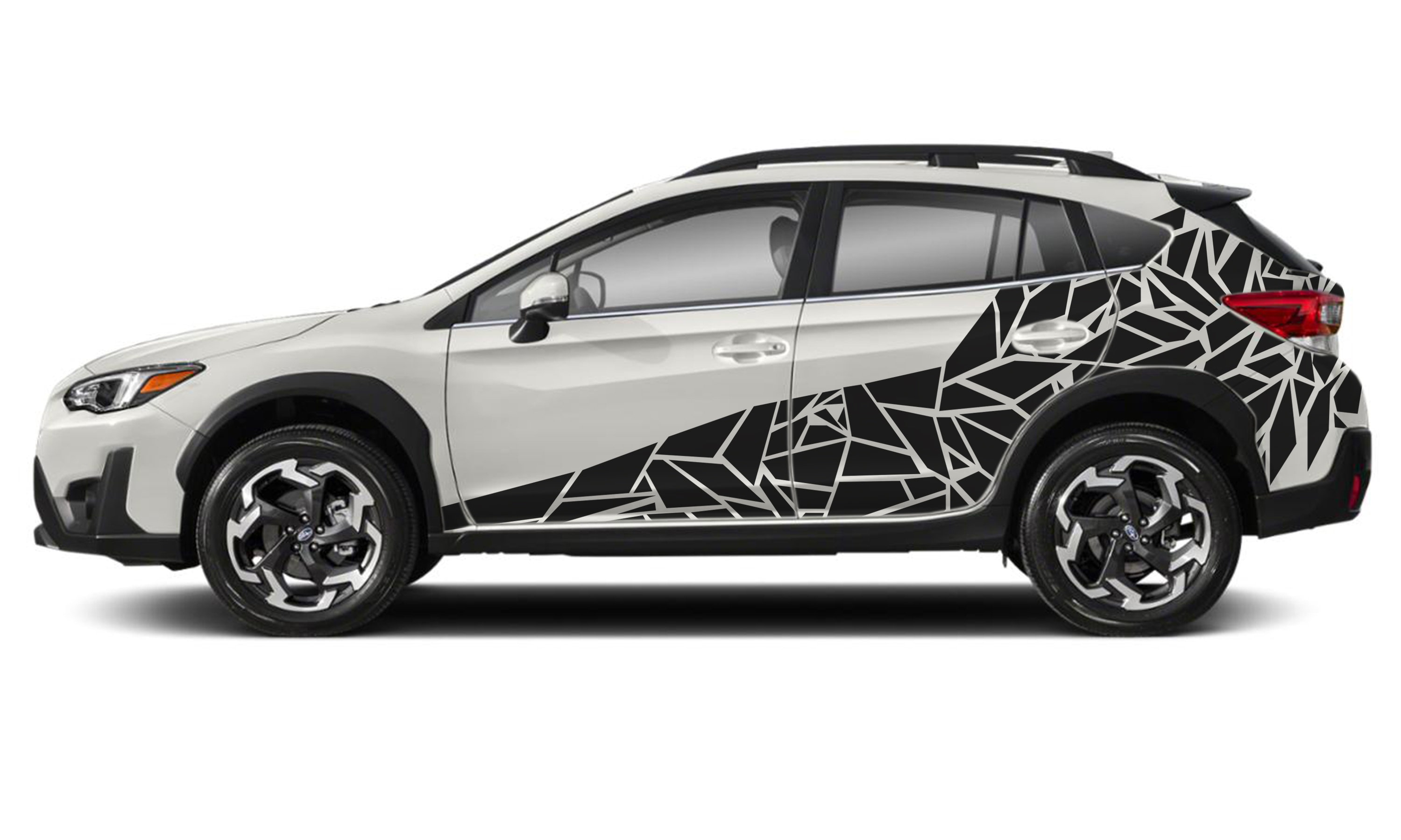 2x Muster Aufkleber Kompatibel mit Subaru Crosstrek Tür wrap