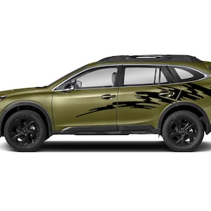 2x Brush Splash Decal Sticker Vinyl Compatible with Subaru Outback Sport 2015 2016 2017 2018 2019 2020 Vinyl Side Rear Fender Skirt