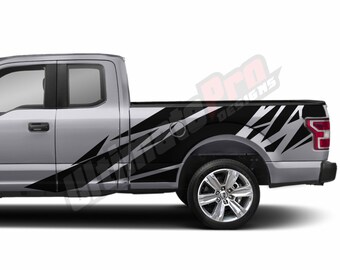 Hockey Arrow Side Stripes For Ford F-150 2009-2020 - Vinyl Decal Kit