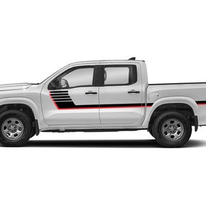 Sport Hockey Stripes with pinstripe Graphic Designs Decals Stickers Vinyl compatible with Nissan Frontier  2022 - Present