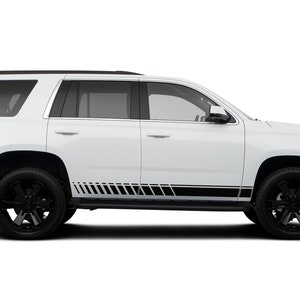 Pegatinas gráficas de rayas laterales deportivas calcomanías compatibles con Chevrolet Tahoe 2015 - 2020