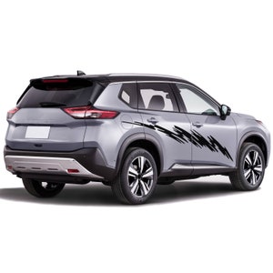 2x Brush Splash Decal Sticker Vinyl Compatible with Nissan Rogue T33 2018 2019 2020 2021 Vinyl X-Trail Suv Crossover
