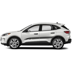 Triple Side Stripes Decal Sticker Vinyl Compatible with Ford Escape 2020 - 2023