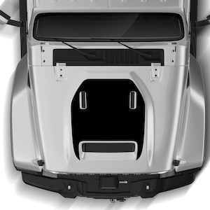 Hood Graphics Decal Sticker Compatible with Jeep Gladiator JT Mojave