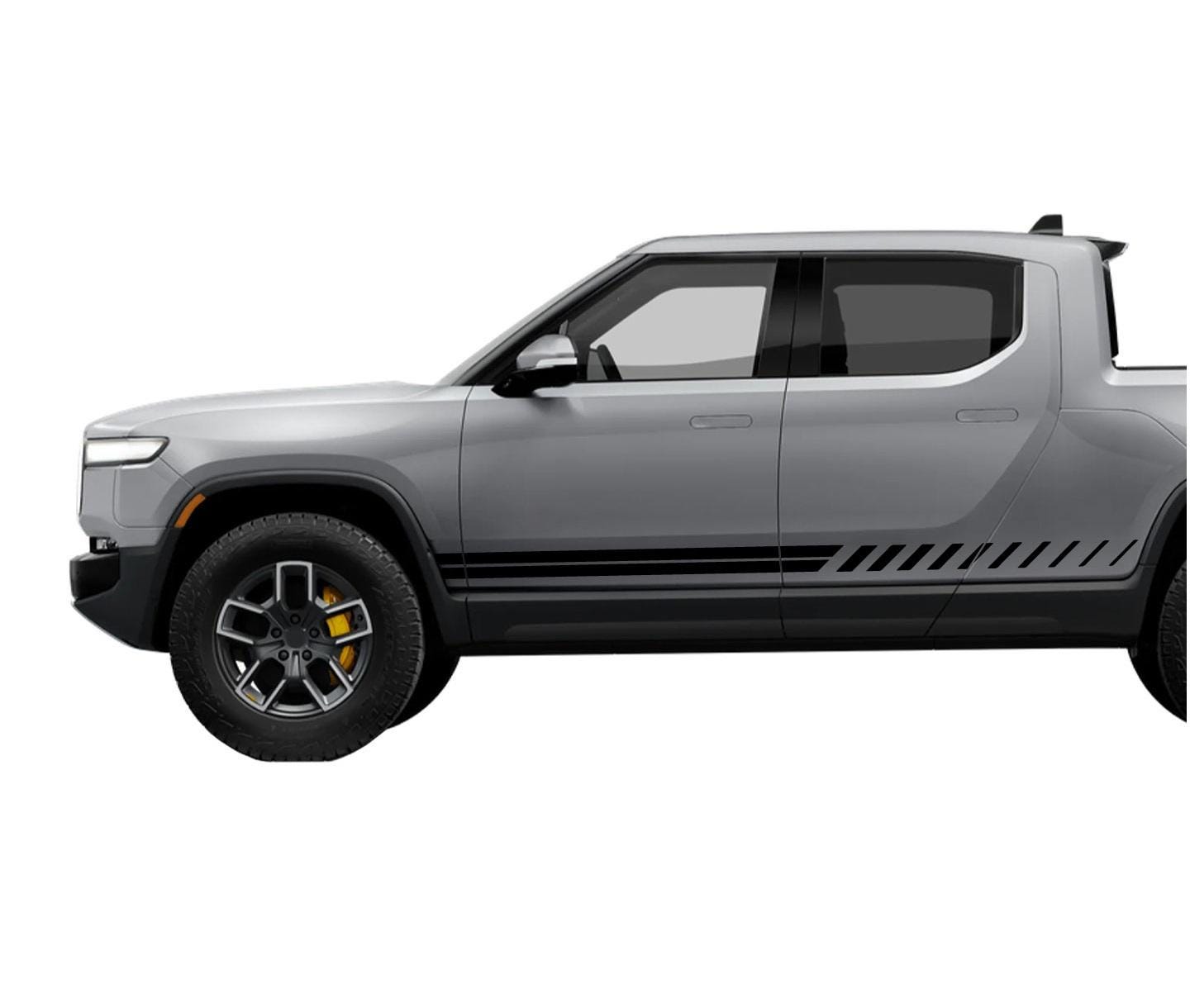 Rivian R1S & R1T Front Logo Vinyl Decal Cover - 3M Automotive Vinyl For Gen 1 & 2 Models