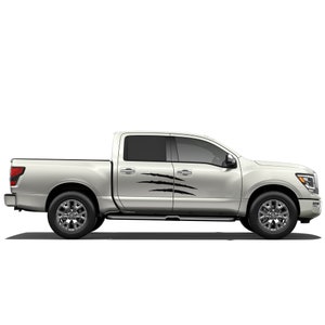 Door Scratches Graphics Stripe Decals Stickers Vinyl compatible with Nissan Titan