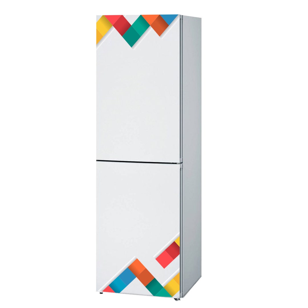 Modern Pattern Kitchen Fridge Vinyl Sticker Design Fridge Art - Modern ...