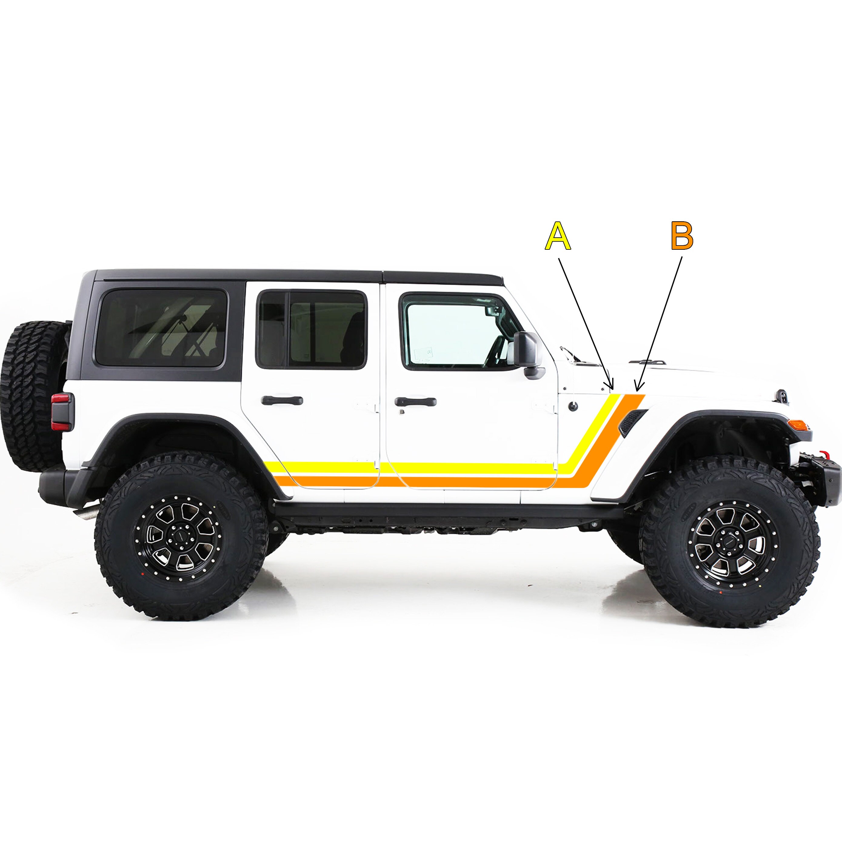 AHOF ステッカー JL Amazon.co.jp: YOCTM リアウィンドウステッカージープ