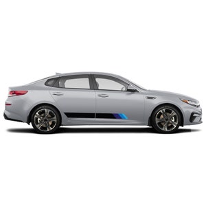 Set Of Sport Stripes Decal Sticker Compatible with KIA Optima DL3 K5 2020 2021 2022 Side Door Wrap