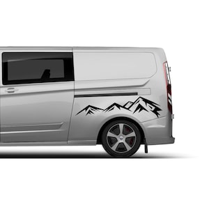 Mountains  graphics stickers decals vinyl compatible with Ford Transit Custom L2