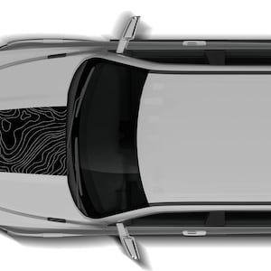 地形フードストライプデカールステッカー、Dodge Ram Crew Cab 1500 2009 - 2018に対応