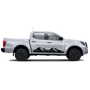 Side Door Mountains Graphics Decals Stickers Stripes Vinyl compatible with Nissan Navara