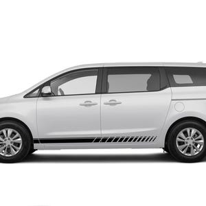Naklejka winylowa z motywem pasków sportowych, kompatybilna z Kia Sedona 2022-Obecnie