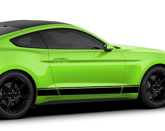 Aufkleber Set für Ford mustang Seite Fender Streifen Aufkleber Aufkleber Vinyl Sport 2005 - heute