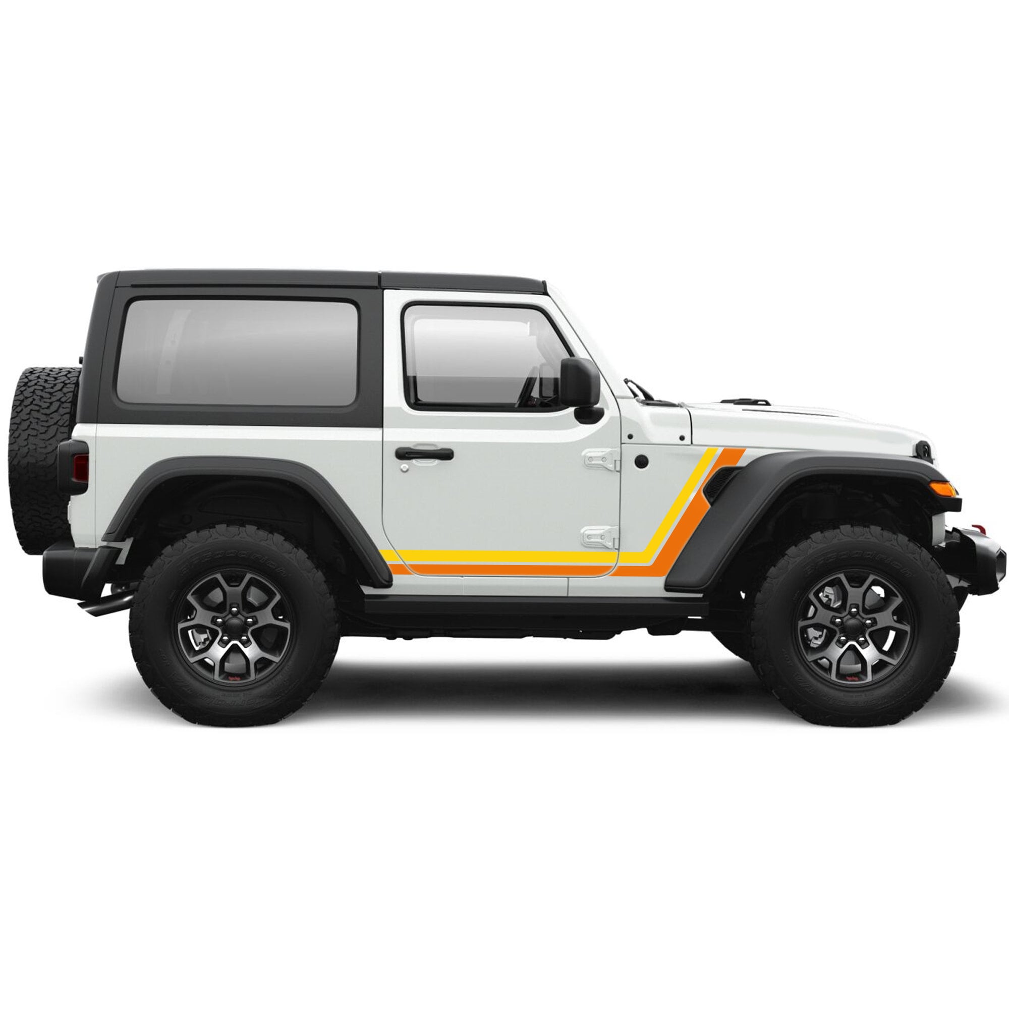 2 New JEEP Wrangler Tür Aufkleber Aufkleber Berge Seite Grafiken Aufkleber  Aufkleber