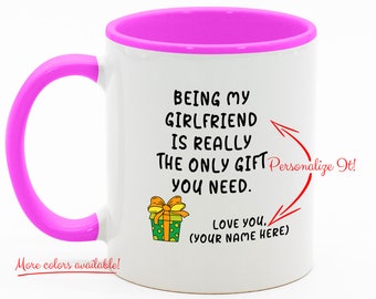 Personalized Girlfriend Coffee Mug | Funny Gift for Her