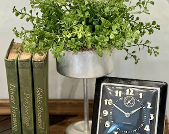 Vintage Coffee Percolator Basket Handmade Unique Floral Arrangement