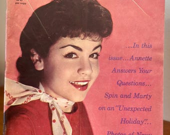 Vintage Walt Disney's Magazine June 1959 Volume IV No. 4 RARE FIND Annette Funicello