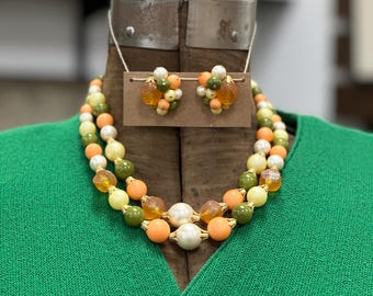 Vintage Two-strand Bead Necklace