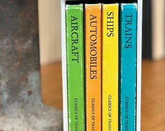 1968 Vintage Book Set Classic of Transportation