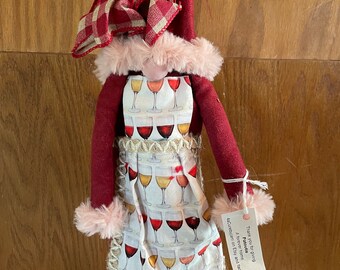 Gnome wine bottle cover up Patootie