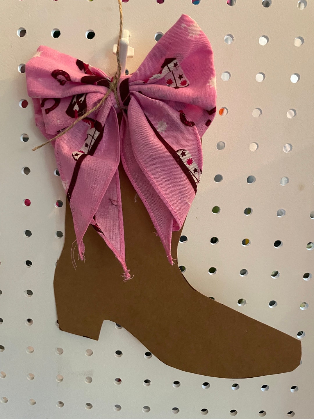 Boot Bows Display Boot Bows. Pink With Boots, - Etsy