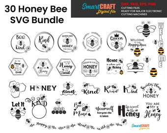 Download Bee Svg Bundle Etsy