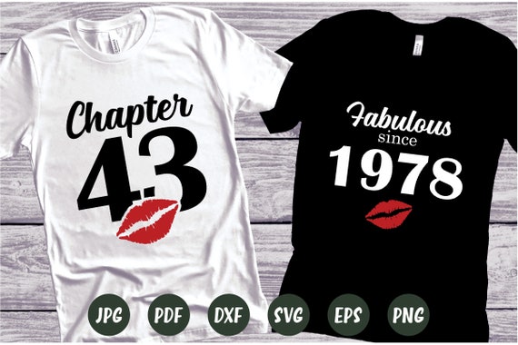 Chapter 43 Fabulous Since 1978 Forty Three Fabulous Etsy