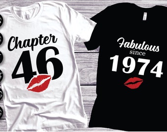 46 and Fabulous Svg - Etsy