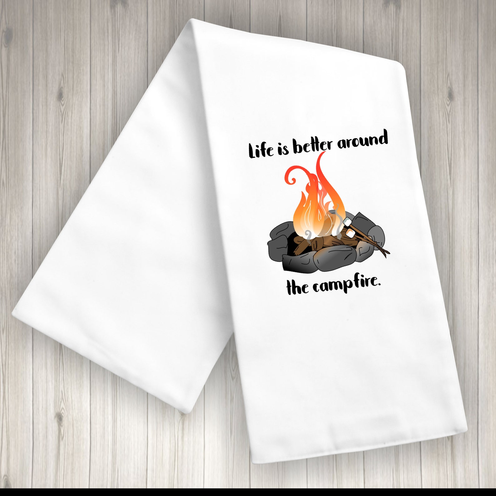 Tea Towel Kitchen Towel Dish Towel Camping Gift Etsy