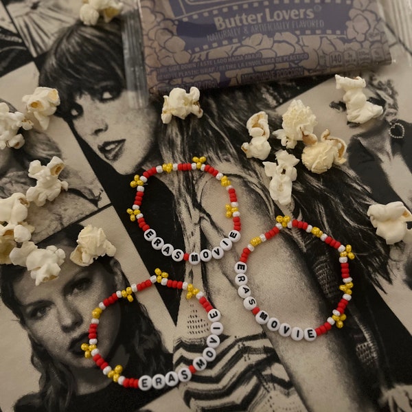 Popcorn movie bracelet // Friendship bracelet