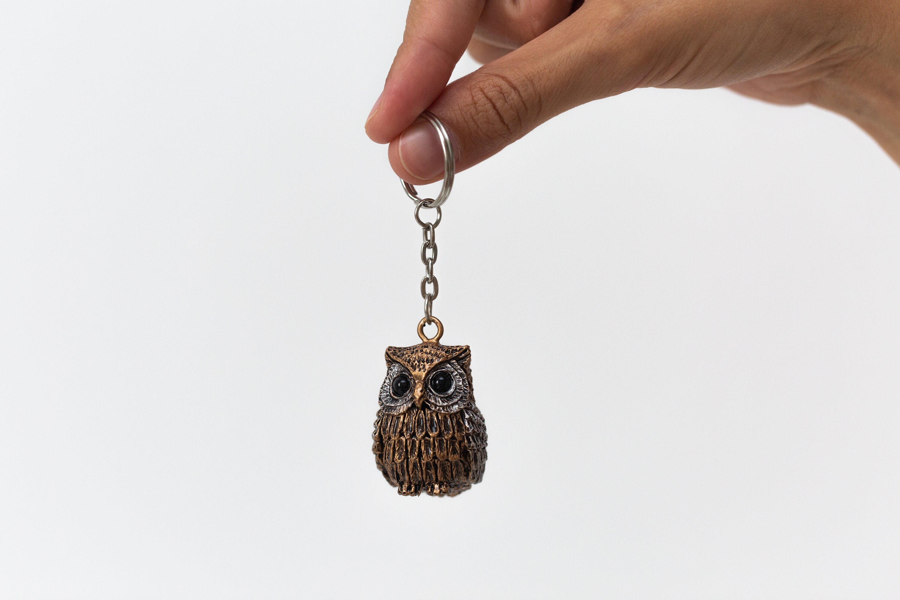 Owl Keychain. Custom Made out of Polystone Etsy