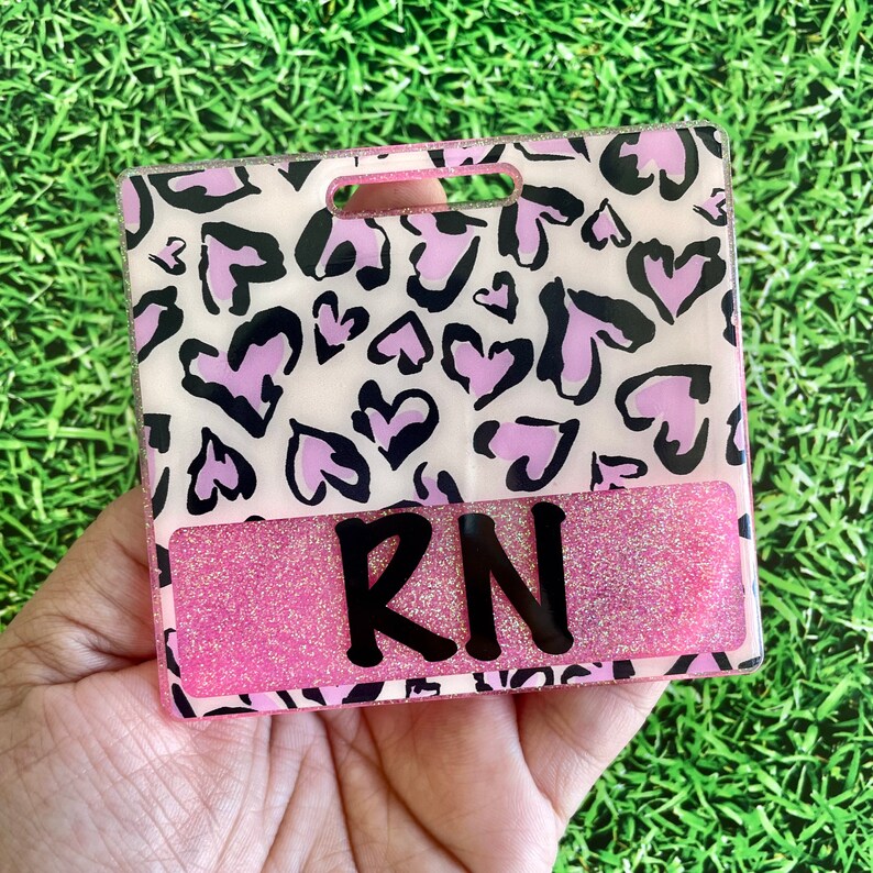 Handmade Horizontal Badge Buddies Buddy Glitter Badge Etsy