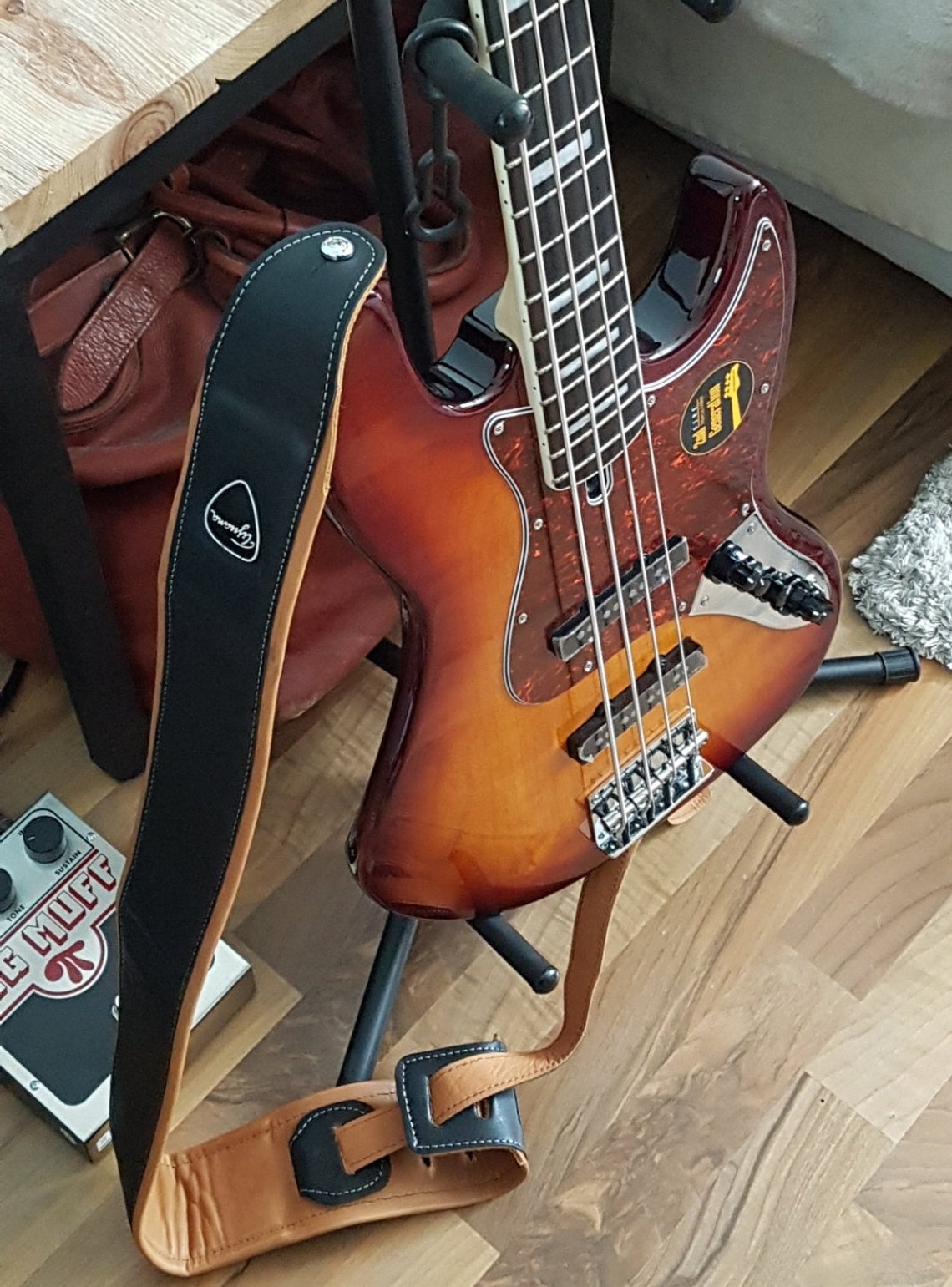 Leather Guitar Strap Real Leather Guitar Strap Handmade Etsy