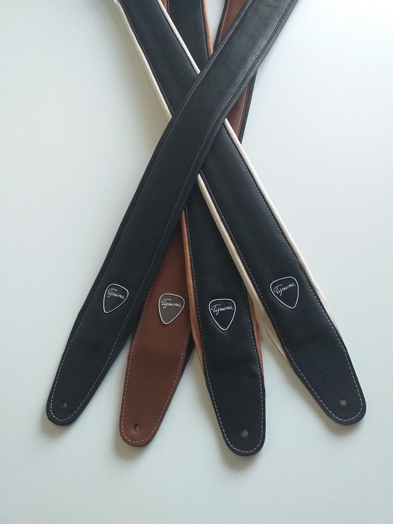 Handmade Leather Guitar Strap Real Leather Guitar Strap Etsy