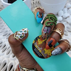 Afrikana Nails  - | Press on nails | Fake nails | False nails | Artificial nails | Glue on nails