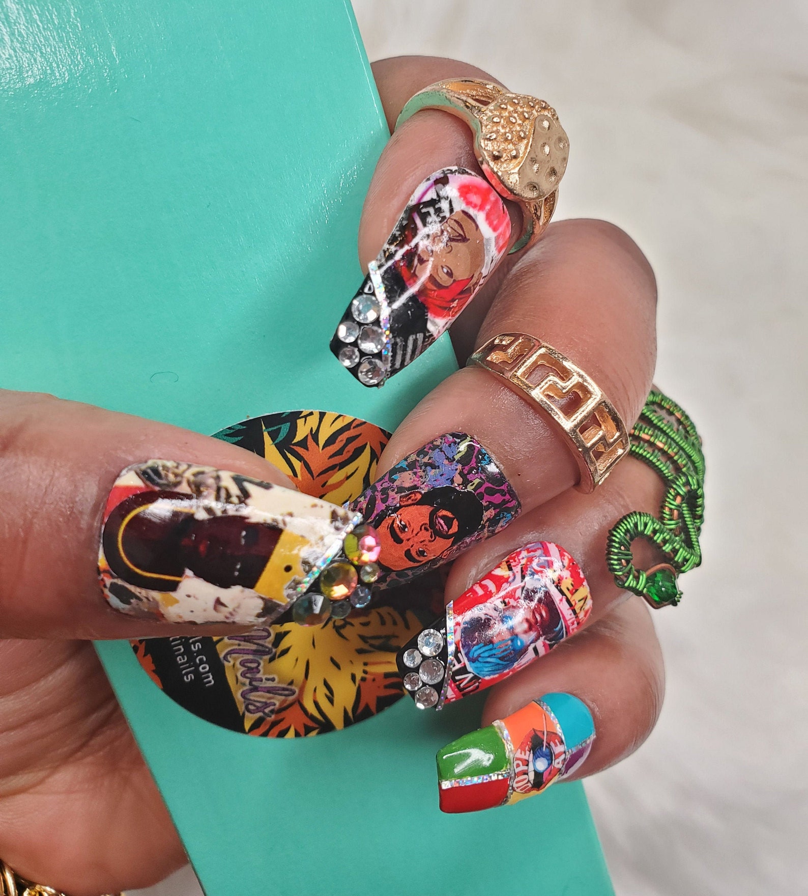 Rappers We Lost Nails Press on Nails Fake Nails False Etsy