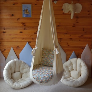 Hammock, Hängematte, Hamac, Cocoon, Indoor hammock, Toddler swing, Toddler Hammock, Indoor swing chair, Chair Hammock