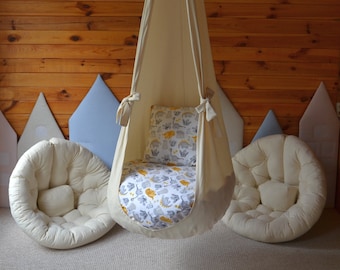 Cotton Cocoon Swing: Toddler Hammock Chair