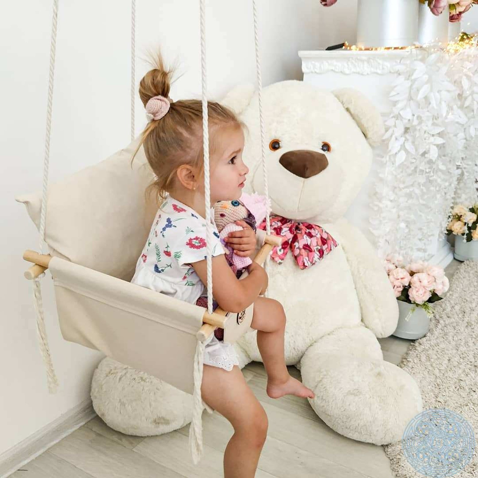 Baby oder Kleinkindschaukel Hängematte Babyschaukel | Etsy