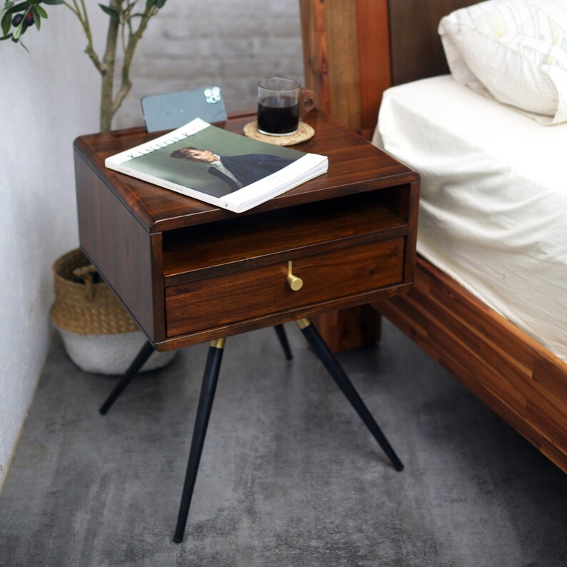 Omaha Bedside Table Nightstand Side Table Bedroom Furniture Etsy