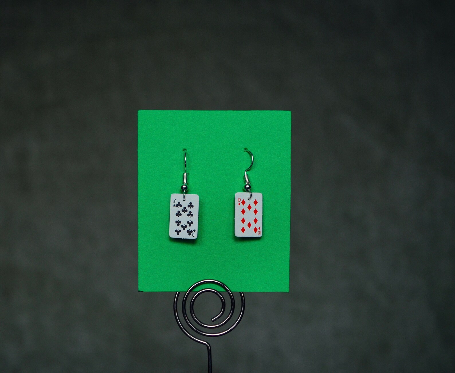 Deck of Cards Earrings Etsy