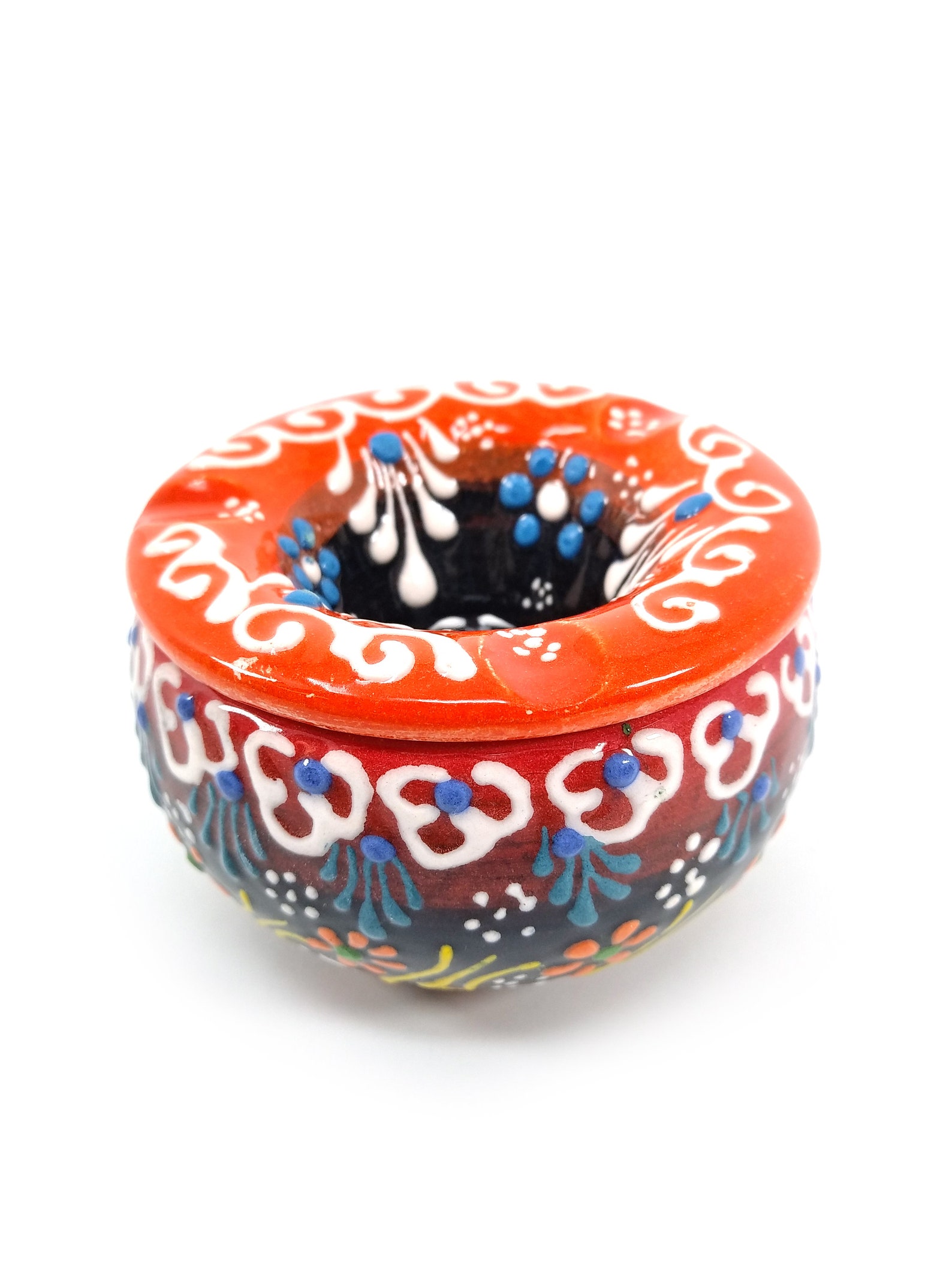 ASHTRAY Ceramic Turkish Anatolian Handmade & Hand Painted Etsy