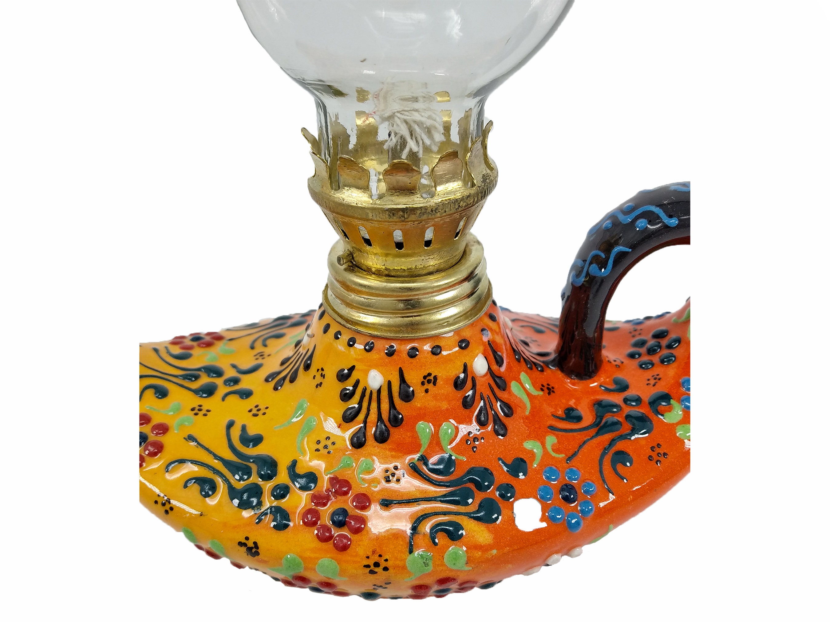 Traditional Handmade Turkish Oil Lamp Ceramic Handmade Home Etsy 日本